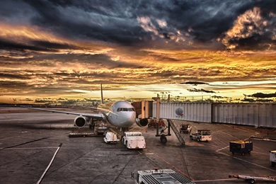 Plane, Airport, Aviation