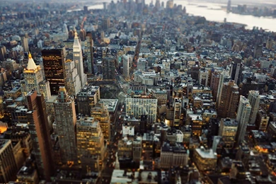 USA New York City Manhattan Tilt Shift HD Wallpapers   FreeWallsUp