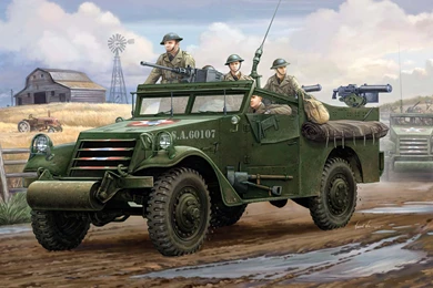 2560x1600 Ww2, U.s. M3a1, Used, Usa, Art, Scout Car, In, Period ...