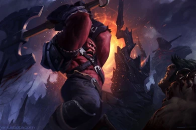 Axe Vs Pudge Wallpapers