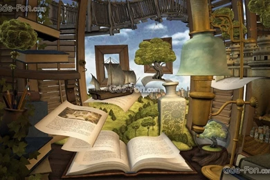 243057_knigi_ polki_ korabl_ puteshestvie_2560x1600_www.Gde Fon.com.jpg