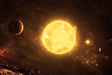 Gallery For   Planet Sun Wallpapers