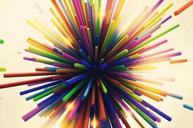 Color Explosion 3D iPhone Wallpapers