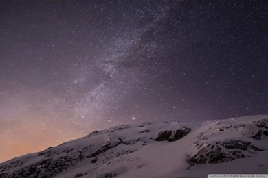 Apple IOS Mountains And Galaxy HD Desktop Wallpapers : Widescreen ...