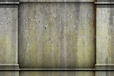 3D Antique Classic Architecture Greek / Roman Wall