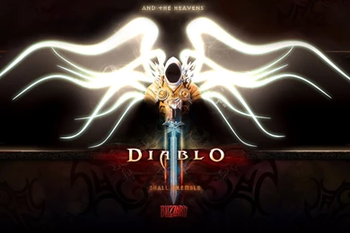 Download Wallpapers 1920x1080 Diablo 3, Tyrael, Angel, Archangel ...