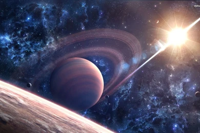 Sunrise In Space Wallpapers   Space Wallpapers