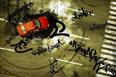 1024x768 NFS Red Car Marks Desktop PC And Mac Wallpapers