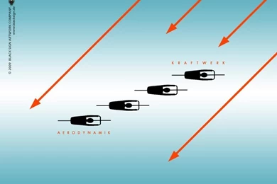 KRAFTWERK AERODYNAMIK WALLPAPER   (