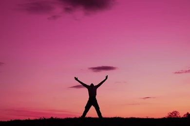 Silhouette Man At Sunrise Wallpapers Free Silhouette Man At Sunrise ...