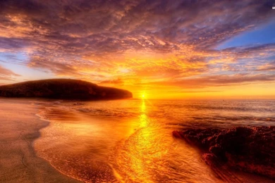 Shore At Sunrise Wallpapers