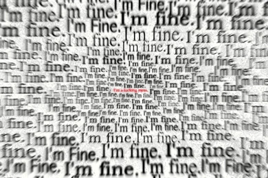 I'm Fine. [1366x768][OC] : Wallpapers