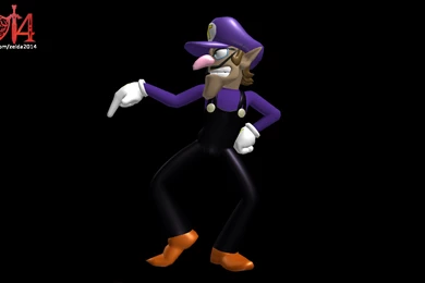 Melee HD   WALUIGI By MachRiderZ On DeviantArt