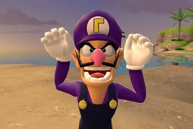 Waluigi Teasing Face To Akosmia By ZeFrenchM On DeviantArt