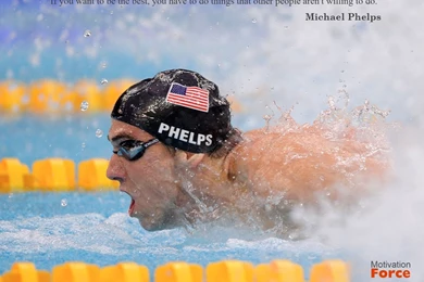 Motivation Force: Michael Phelps Wallpapers