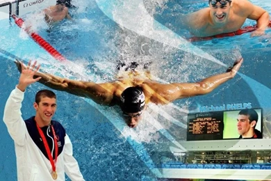 Wallpapers Sports   Leisures > Wallpapers Swimming Michael PHELPS ...