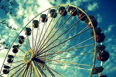 Hd 1600x1200 Big Ferris Wheel Desktop Wallpaper Backgrounds