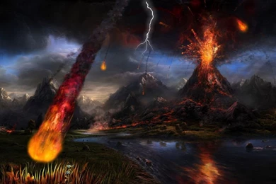 Volcano Animated Wallpapers   DesktopAnimated.com