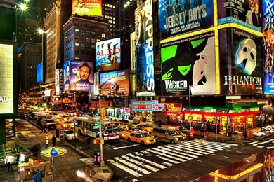 New York City Wallpapers At Night Wallpaper.