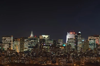 New York City Skyline At Night