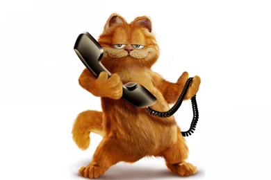 Download Wallpapers 3840x2160 Garfield, Cat, Cartoon, Phone 4K ...