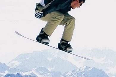 Snowboarding iPhone 5 Wallpapers (640x1136)