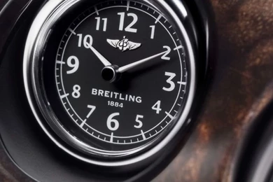 Flying Spur Breitling Clock iPhone 4s Wallpapers Download