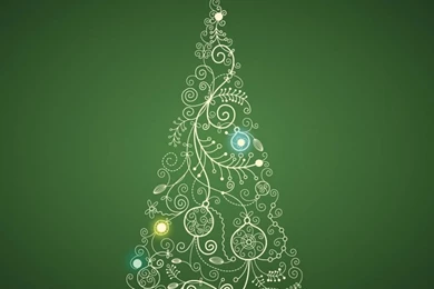 Christmas Tree iPad 1 & 2 Wallpapers