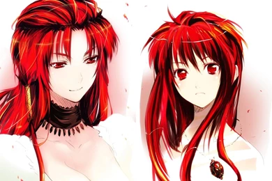 Wallpapers Two Red Hairs Girls Anime   1290 X 826   Anime Manga ...