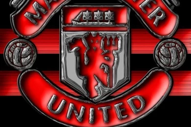 Manchester United The Red Devil Logo Black And Red Wallpapers For ...