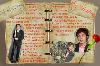 Paul McCartney My Valentine Wallpapers By SpiritualSketcher On ...