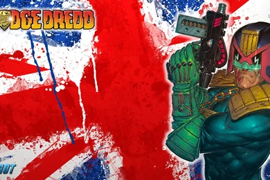 Judge Dredd And The Union Jack Wallpapers