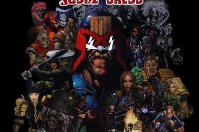 2000 AD Online, Judge Dredd Wallpapers By Various Artists.
