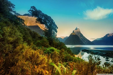 Hiking Around Milford HD Desktop Wallpapers : Widescreen : High ...