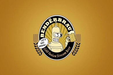 Beers Futurama Bender Minimalistic Funny Wallpapers