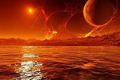 SEA ON MARS WALLPAPER   (