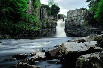 High Force Waterfall, England Wallpapers Nature Wallpapers