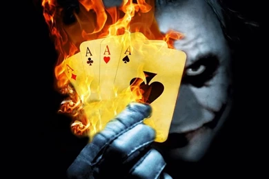 Burning Poker Joker HD Desktop Wallpapers : High Definition ...