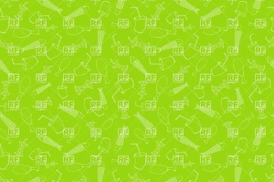 Green Backgrounds With Food Leavings Icons   Fishbone, Core Of An ...