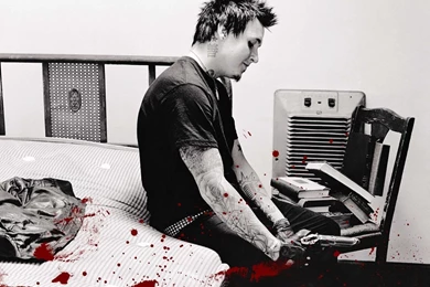 Download Wallpapers 1280x1024 Papa Roach, Bed, Chair, Tattoo, Hair ...