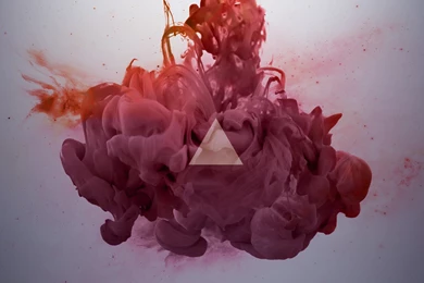 Abstract Smoke Geometry Ink Triangles Wallpapers