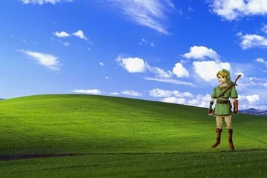 Link In Bliss   The Legend Of Zelda Wallpapers (7848816)   Fanpop