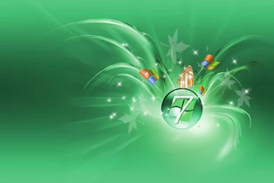 Green Microsoft Windows 7 Wallpapers HD