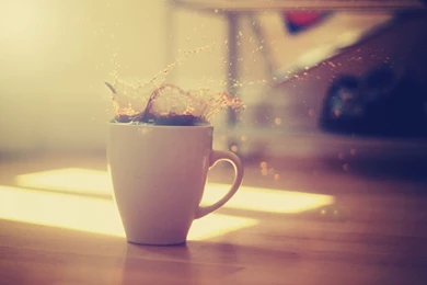 Splashed Coffee Wallpapers