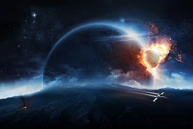 Planets Colliding Wallpapers Hd (page 4) Pics About Space
