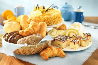 Croissants Cake Bread Rolls Cake Pie Wallpapers