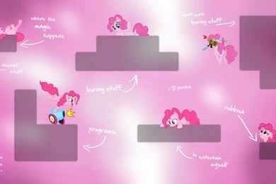 Pinkie Pie Guarding Your Icons (Wallpaper) By Prollgurke On DeviantArt