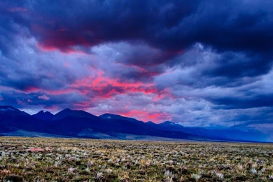 Colorado Mountains Sunset Clouds Wallpapers