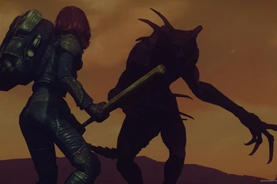 Download 1920x1080 Fallout 3 Melee Vs Deathclaw Wallpapers