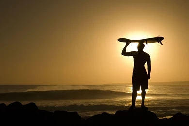 Surfing At Sunset 1920x1200 Wallpapers, 1920x1200 Wallpapers ...